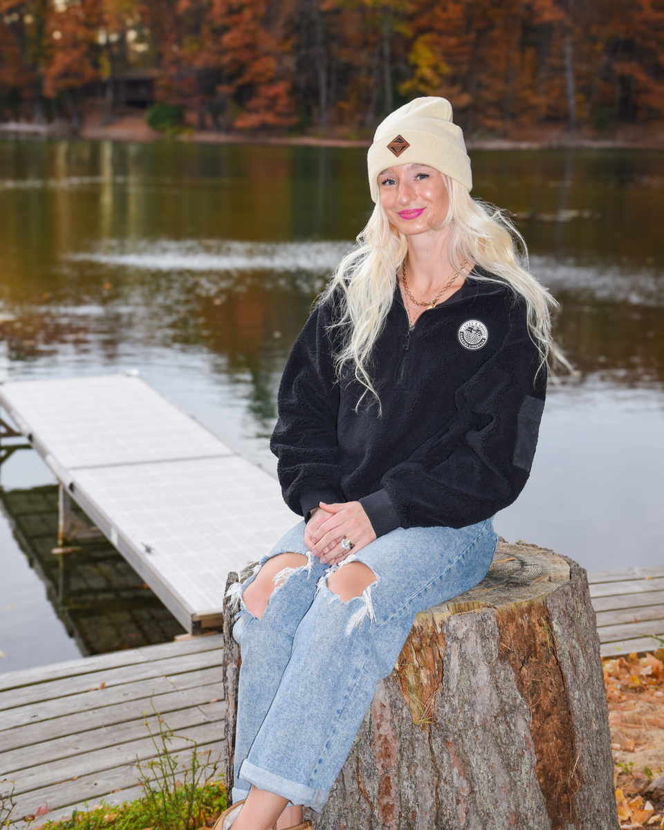 Women's Coastal Sherpa Quarter Zip – Lakes and Grapes