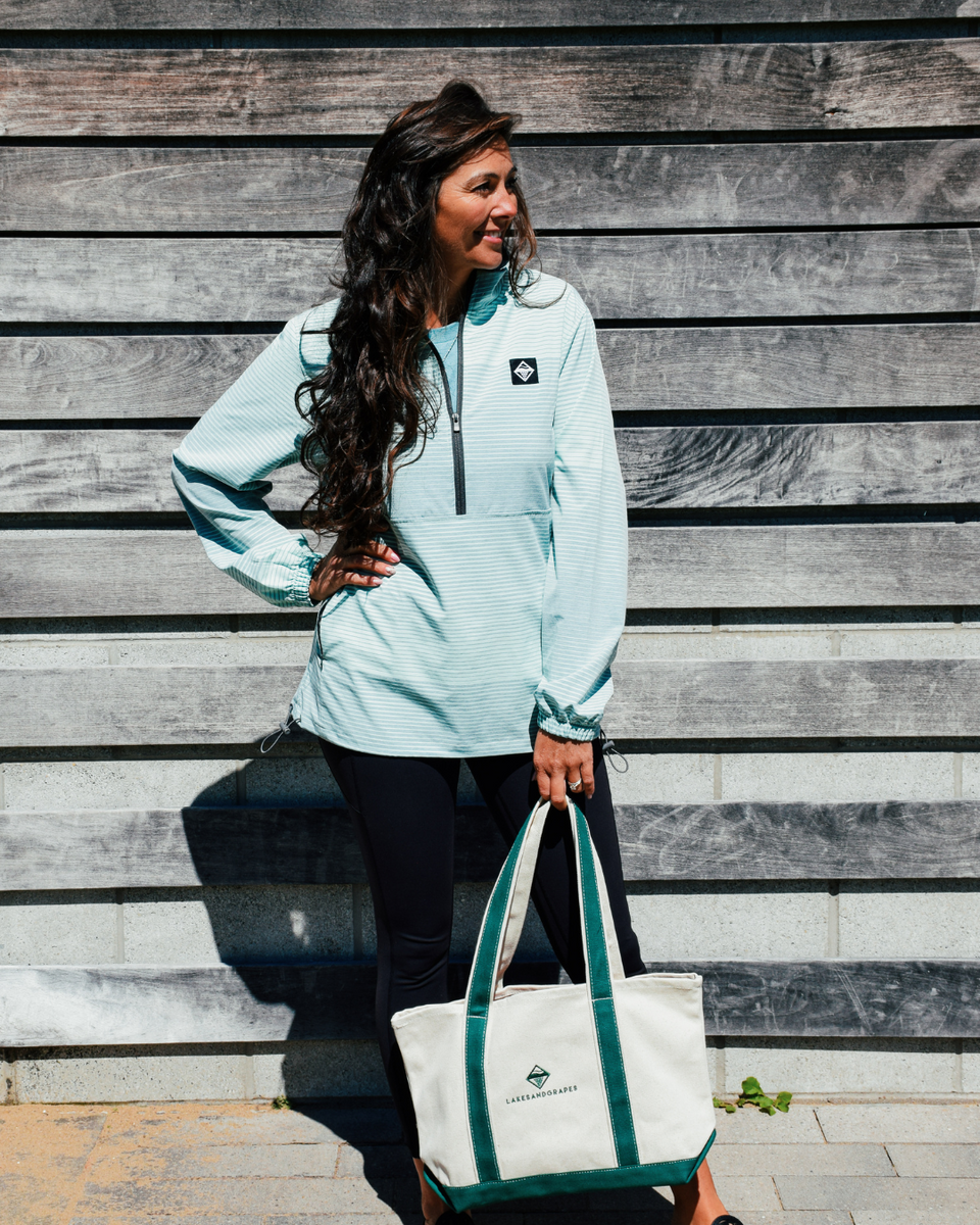 Lake Life + Lake Vibes Tote Bags