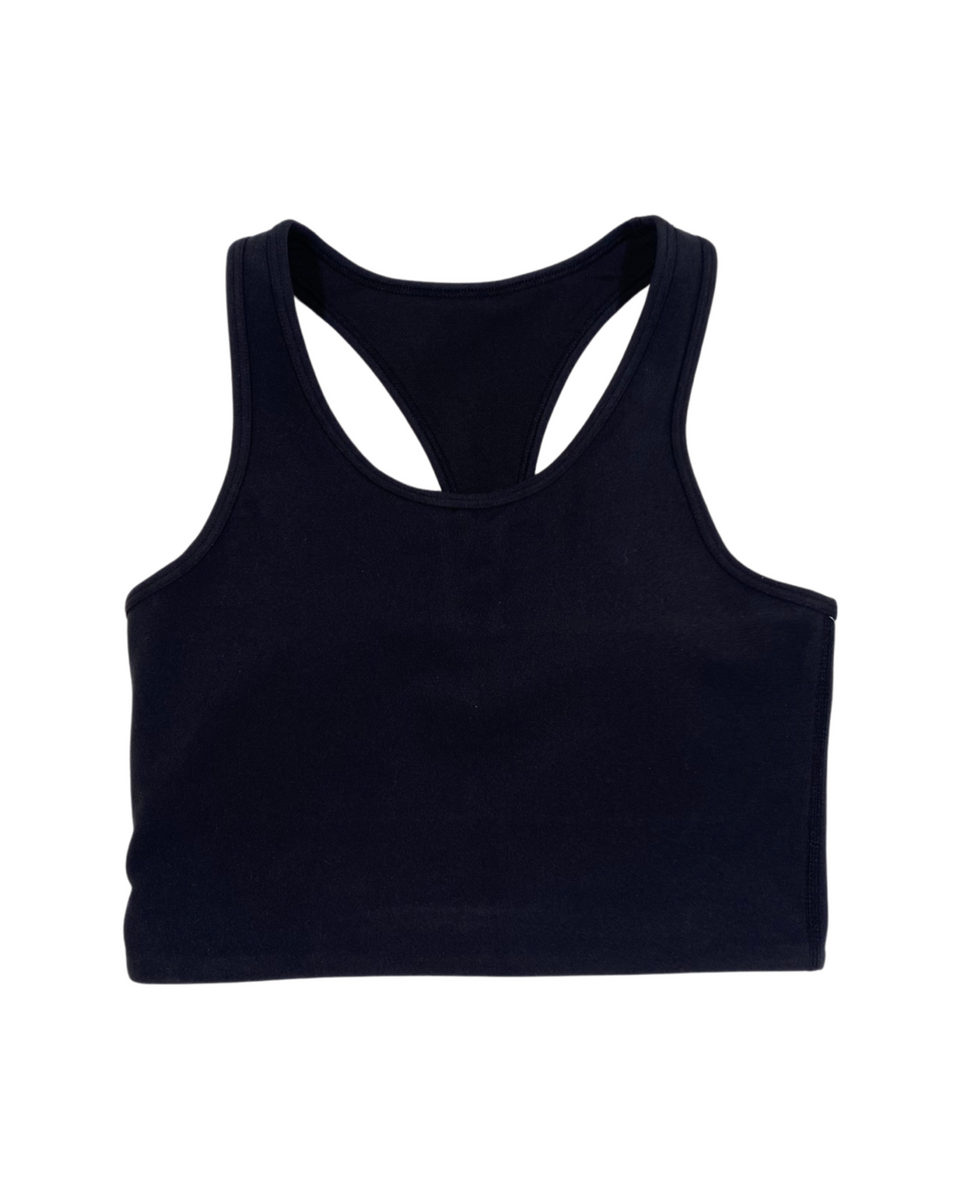 Shop Swoop Long Line Sports Bra, Black