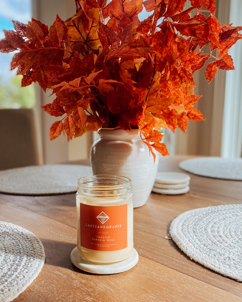Apple Pumpkin Candle / Pure Soy / Fall Candle / Apple Candle / Autumn  Candle / Handpoured / Mason Jar Candle / Scent Soy Candle 