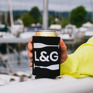 
            
                Load image into Gallery viewer, L&amp;amp;G Black Paddle Koozie
            
        