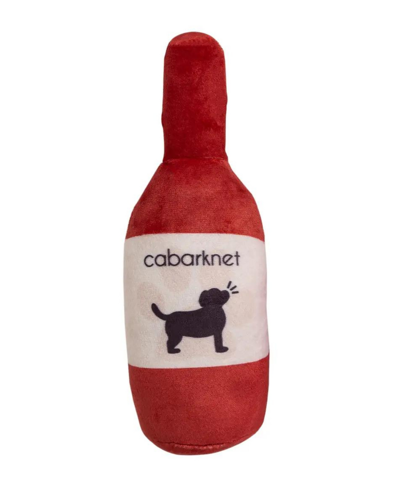 Cabarknet Wine Bottle Dog Toy