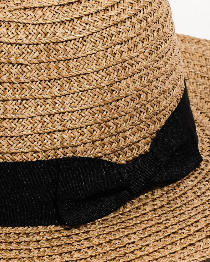 Bow Straw Sun Hat