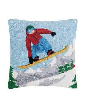 Snowboarder Pillow