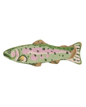 Trout Shaped Hook Pillow