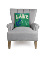 Take Me to the Lake Hook Pillow