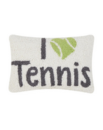 I Heart Tennis Hook Pillow