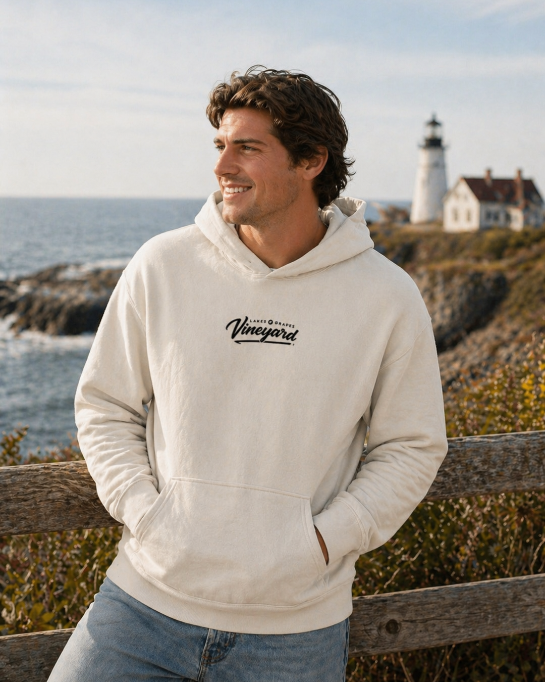 Vineyard Embroidered Hoodie