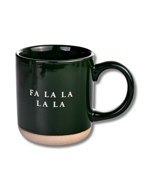 
            
                Load image into Gallery viewer, Fa La La Stoneware Coffee Mug
            
        