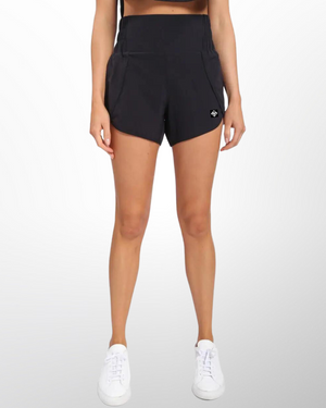 
            
                Load image into Gallery viewer, The Highwaist Althleisure Split Short are your new go-to for versatile style. The shorts are made from lightweight and breathable fabric, providing comfort during workouts or casual wear.
            
        