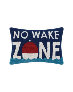 No Wake Zone Hook Pillow