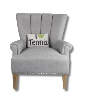 I Heart Tennis Hook Pillow