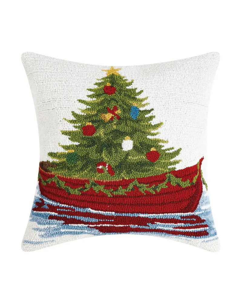 Christmas Boat Pillow