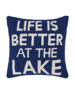 Life is Better at the Lake Pillow