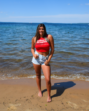 Women's Surf Rib Crop Tank