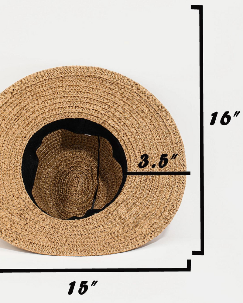 Bow Straw Sun Hat