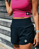 The Highwaist Althleisure Split Short are your new go-to for versatile style. The shorts are made from lightweight and breathable fabric, providing comfort during workouts or casual wear. 