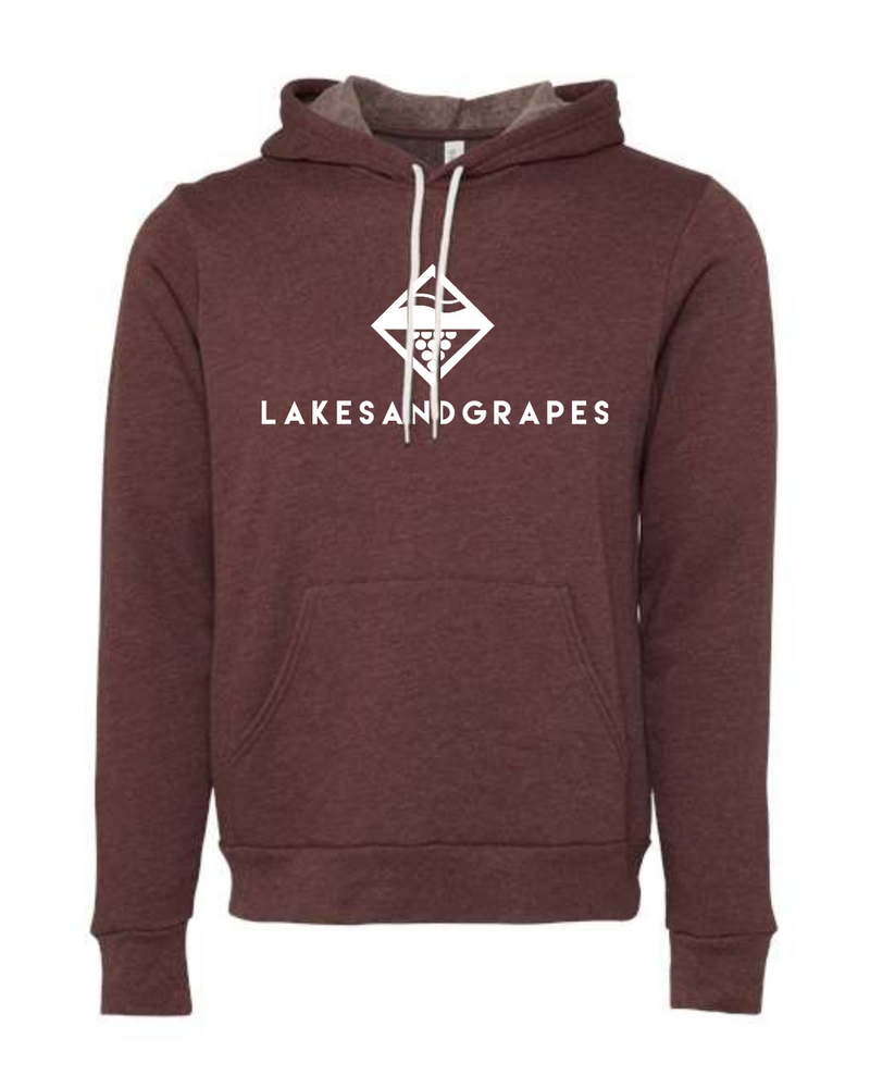 Vineyard Embroidered Hoodie – Lakes and Grapes