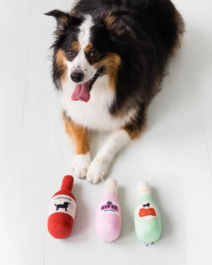 Refusé Wine Bottle Dog Toy