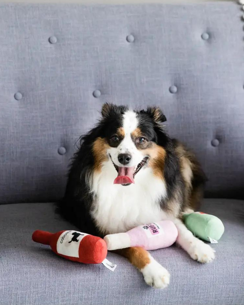 Refusé Wine Bottle Dog Toy