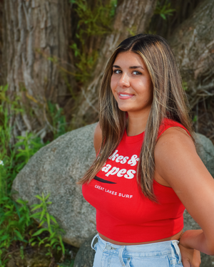 Women's Surf Rib Crop Tank