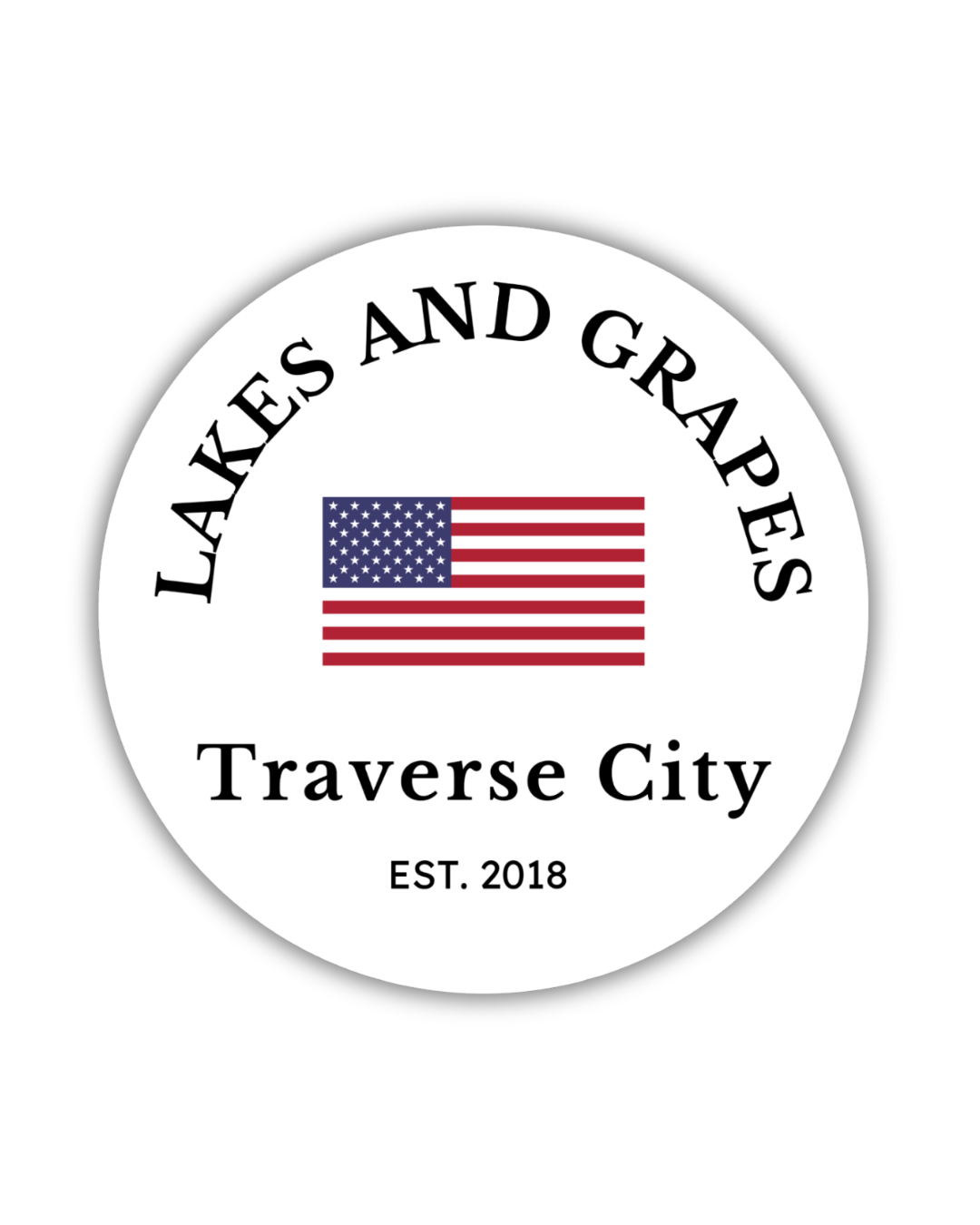 Traverse City Flag Sticker