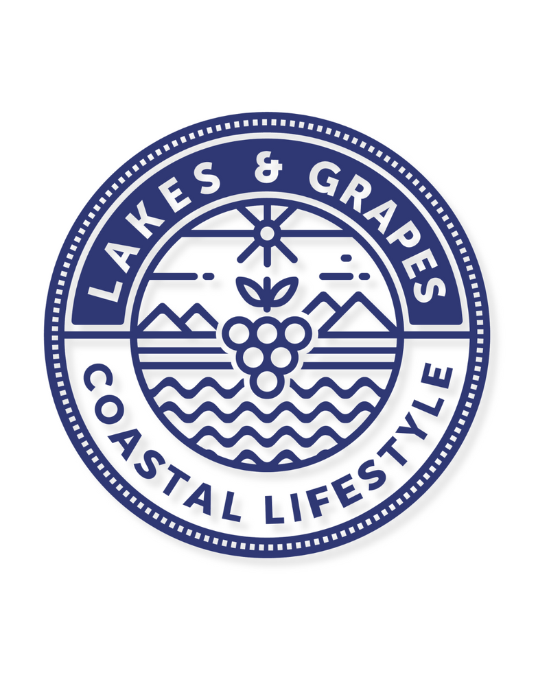 Coastal Lifestyle Navy Sticker