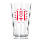 The Lakes and Grapes Lifestyle Pint Glass is perfect for your Lake Lifestyle and favorite brew