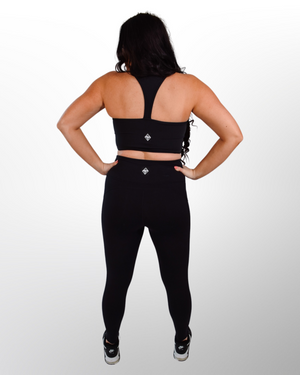 
            
                Load image into Gallery viewer, This image showcases the Lakes and Grapes Active Lifestyle High-Rise Legging. These leggings are perfect for various activities, ensuring a secure fit and ease of movement.
            
        