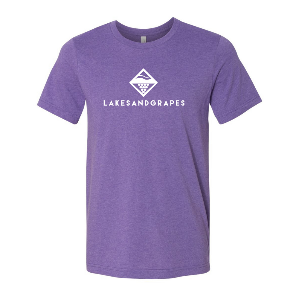 Lakes and Grapes Classic Purple Tee