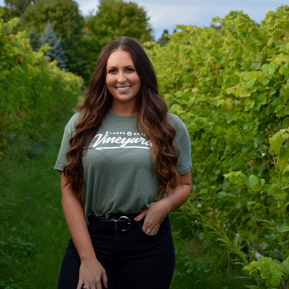Visit the wineries in Northern Michigan and wear Vineyard apparel by Lakes and Grapes