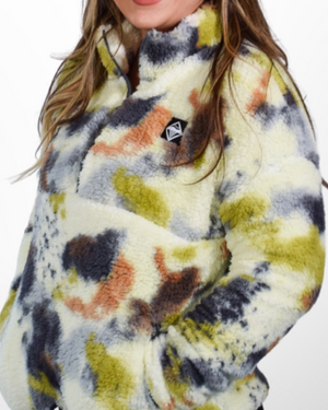 
            
                Load image into Gallery viewer, Tie Dye Sherpa Pullover
            
        