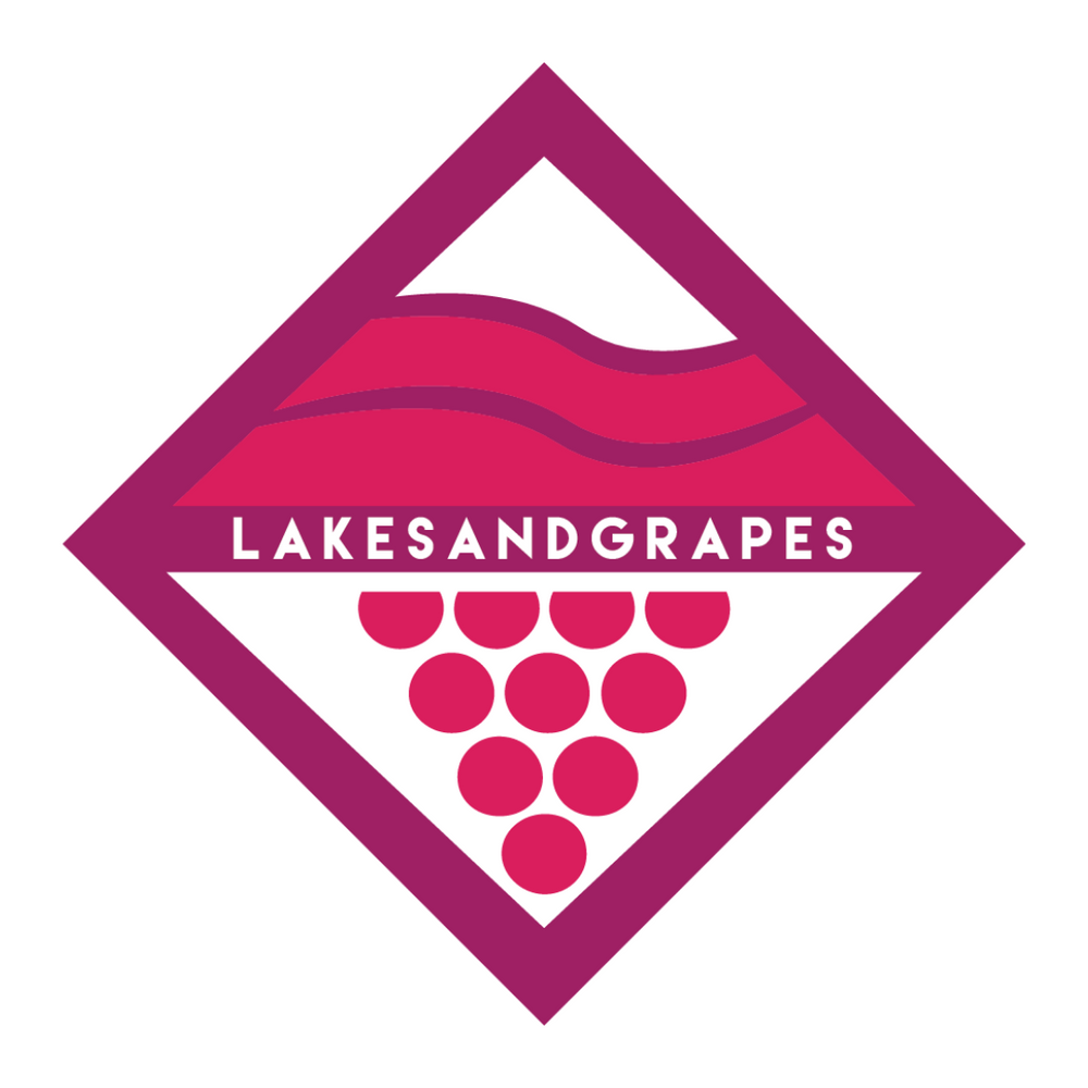 Lakes and Grapes small lake diamond sticker in pink is high quality and perfect for sticking on waterbottles.